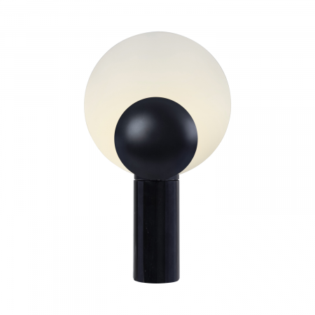 Nordlux Caché elegante Tischlampe Schwarz GU10 skulpturales Design